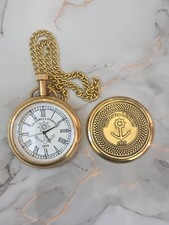 Vintage Brass Pocket Watch –