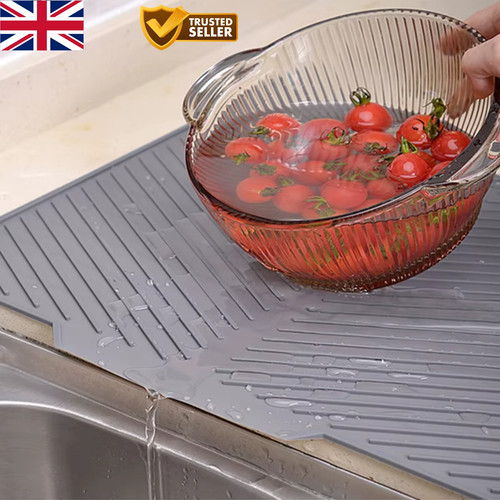 Silicone dish draining mat - silicone,