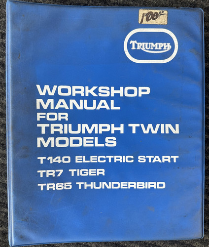 Triumph workshop manual - workshop, twin