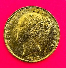 1853 Young Victoria Sovereign coin Shield Back, WRL Westair Reproductions SCARCE