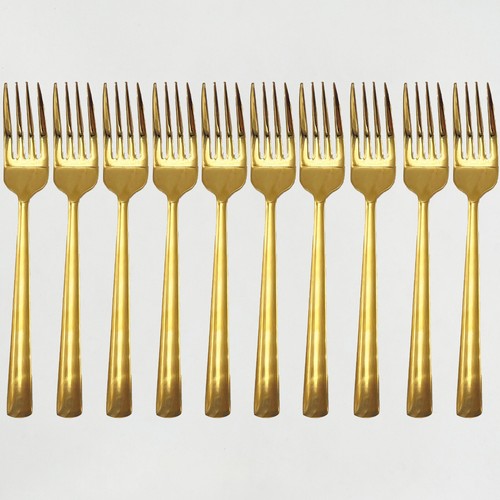 Gold cutlery pack 10 - pack, of