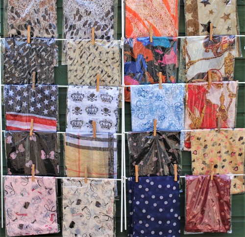 Chiffon headband head scarf - ,