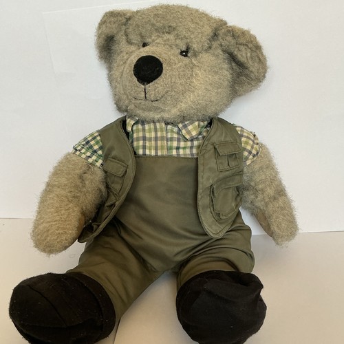 Vintage bear factory - factory, grey