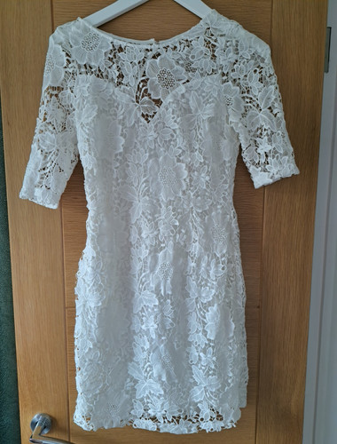 Lipsy london white floral lace - london,