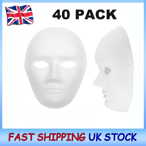 Adult blank paper full face - adult, full‑face