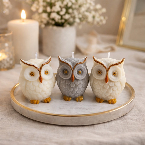 Owls scented soy - owls,