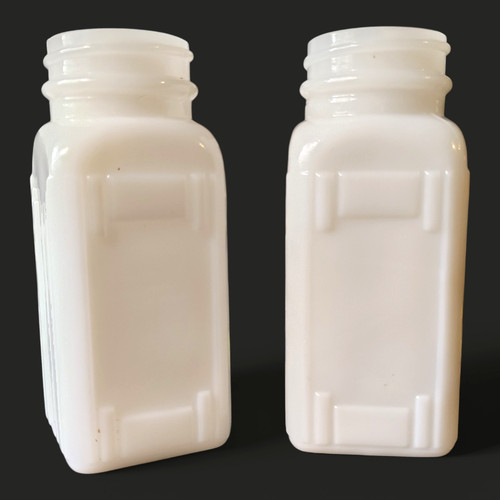 Griffiths milk glass - glass, spice