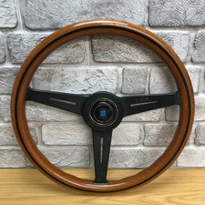 Genuine Nardi Gara, 365mm wood rim 3 spoke steering wheel. Classic, retro.  8C