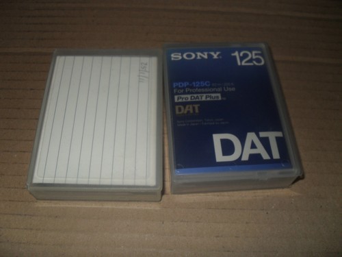 Dat recordable cassettes - dat,