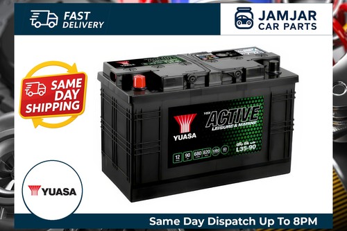 Yuasa car battery l35 12v - l35-90,