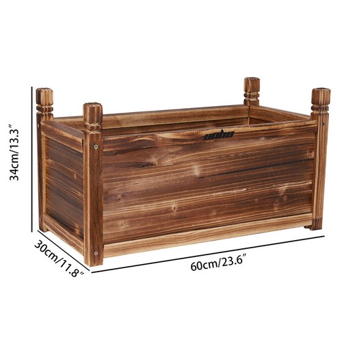 Xlarge wooden trough - trough, garden