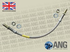 TRIUMPH STAG, TR4A,TR5,TR6,2000 STAINLESS STEEL FRONT OR REAR BRAKE HOSE GBH203