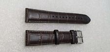 Lorus PR024X-PEC302 Genuine Brown Alligator Leather Watch Strap By Seiko 20mm