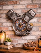 Industrial Engine Wall Clock