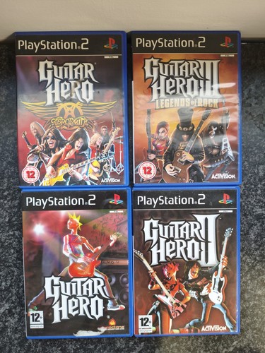 Lot ps2 guitar hero - x,
