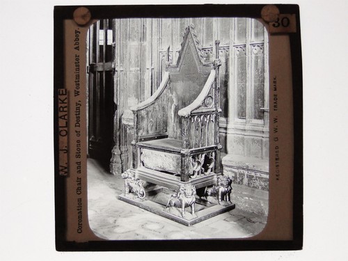 Coronation chair stone destiny - stone,