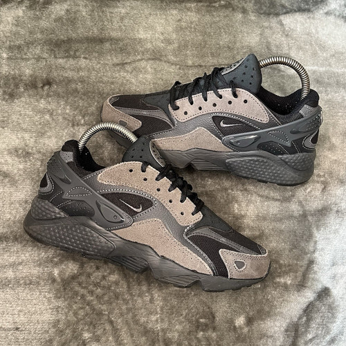 Nike men black grey air - nike, black/grey