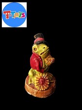 Vintage Plaster hand Painted Figurine Of Toad. Wind In The Willows.