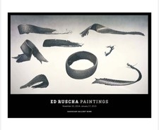 ED RUSCHA PAINTINGS POSTER