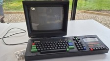 Amstrad CPC 464 64K Colour Computer with Tape Deck, Manual, Cover & Games