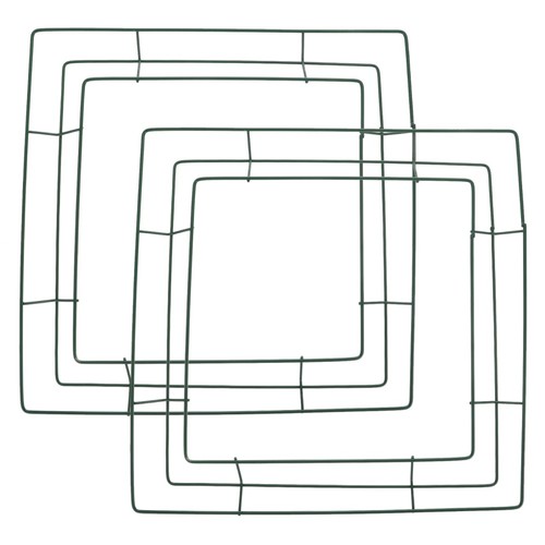 Pcs square metal wreath - 2,