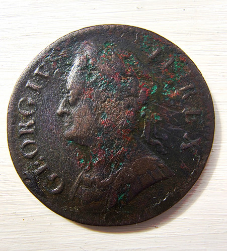 1754 george farthing - ii, old