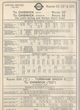 ROUTE 55 LONDON TRANSPORT