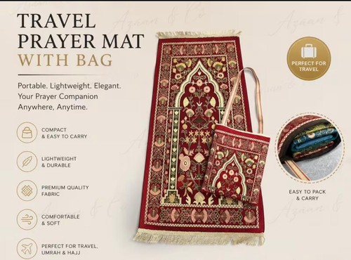 Travel prayer mat with - mat,
