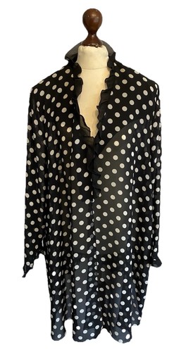 Kirsten krog black white - white, polka