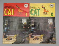The Adventures of Fat Freddy's Cat Books 1 & 2 UK Editions Comic