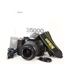 Nikon D D5000 16.2MP DSLR & VR 18-55mm Lens. Shutter Count: 16650. No Charge
