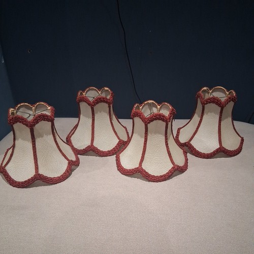 Small vintage lamp shades - 4,