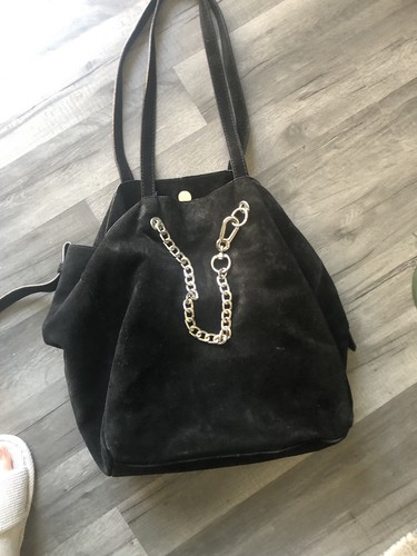 Topshop suede boho bag - suede,