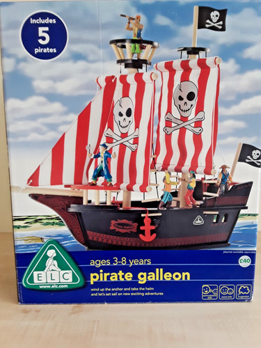 Wooden pirate ship toy - toy,