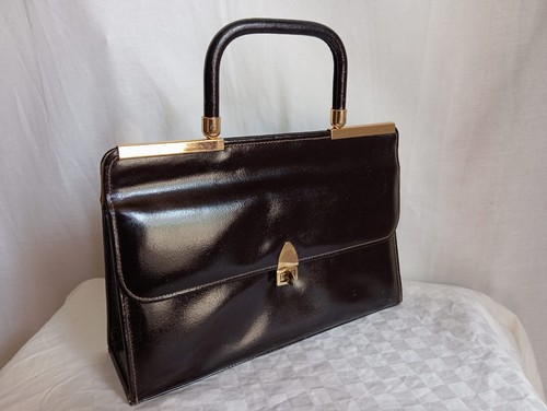 Vintage 1960s shiny black - 1960s,