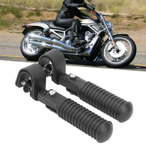 Black pair motorcycle foot - of,