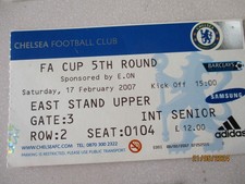TICKET 2006-07 Chelsea v