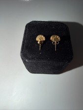 Saudi Gold 18-Carat Earrings