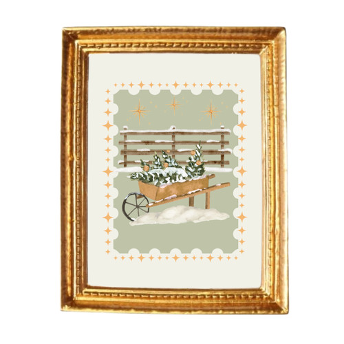 Dolls house gold christmas - dolls,