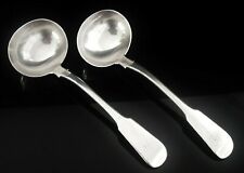 Pair Scottish Provincial Silver Ladles, William Filan & Co, Aberdeen 1831