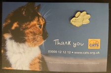 Paw Pin Badge Cats Protection