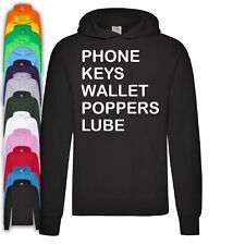 Phone Keys Wallet Poppers Lube