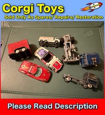 6x Mixed Vintage Corgi Toys