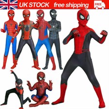 Children Superhero Spiderman Fancy Dress Boys Kids Cosplay Costume Outfits Gifts