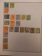 Queensland used stamp - qv,