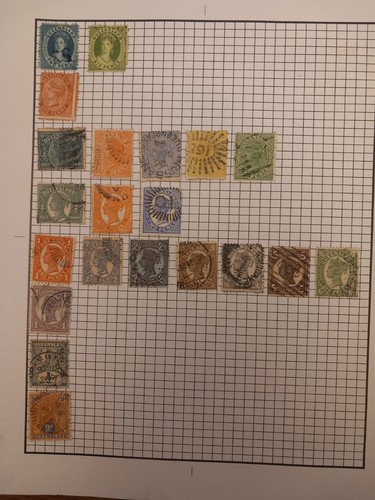 Queensland used stamp - stamp, page