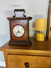 Mahogany Mantel Clock: Antique