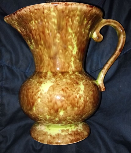 Art deco mottled haywood jug - art,
