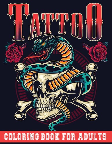 Tattoo coloring book - tattoo,