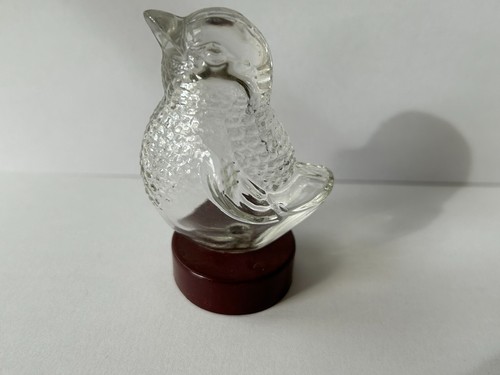 Vintage glass bird - glass, shaped
